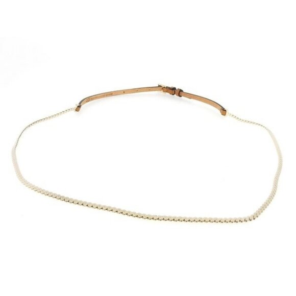 Valentino Garavani belt Beige gold Women Authentic secondhand